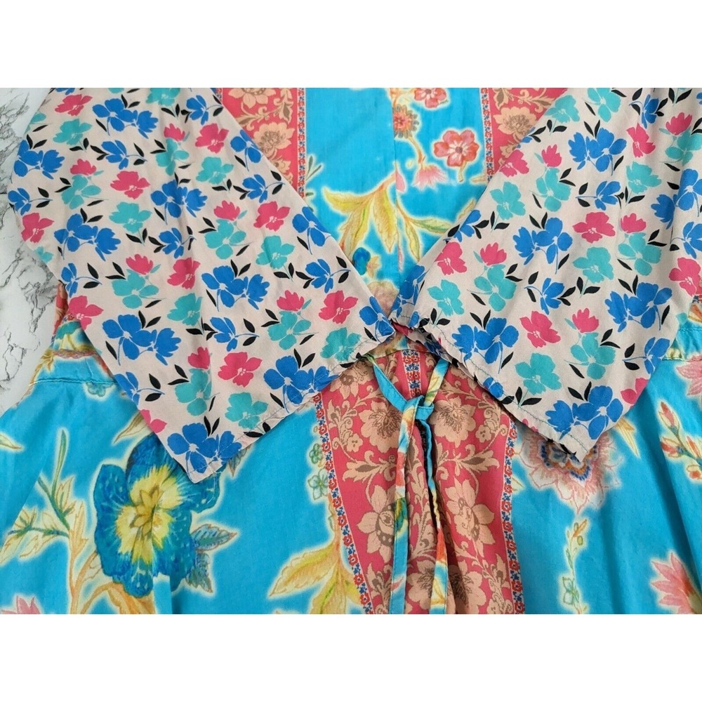 Tolani Collection Patchwork Tunic Top Handkerchie… - image 8